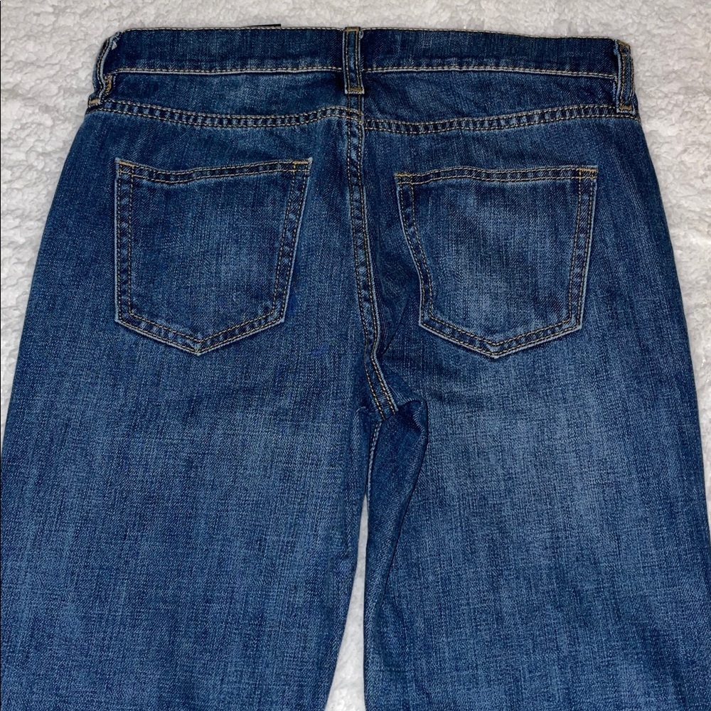 Joe Fresh Dark Blue Straight Jeans. Slouchy Boyfriend. Size 0/25. - Picture 8 of 10